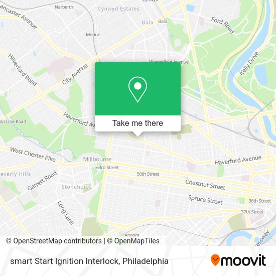 smart Start Ignition Interlock map
