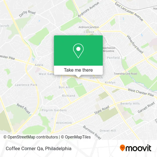 Coffee Corner Qa map