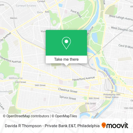 Mapa de Davida R Thompson - Private Bank E&T