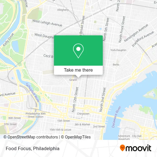 Food Focus map