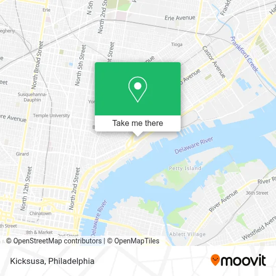 Kicksusa map