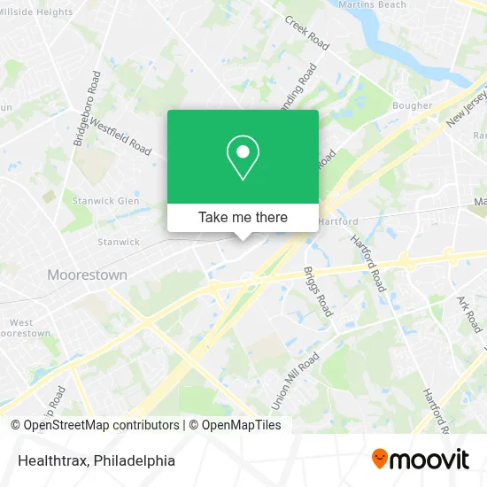 Healthtrax map