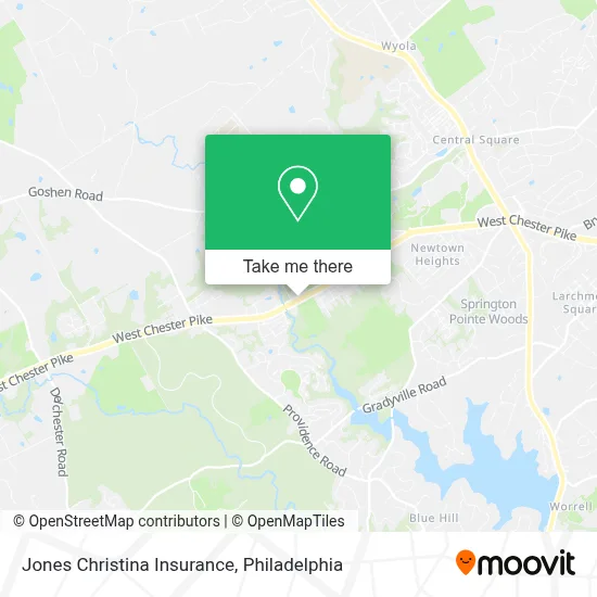 Jones Christina Insurance map