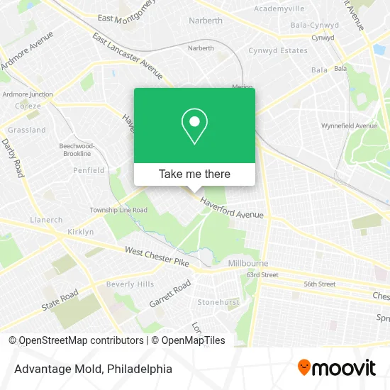 Advantage Mold map