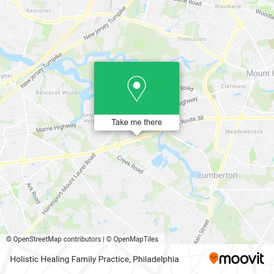 Holistic Healing Family Practice map