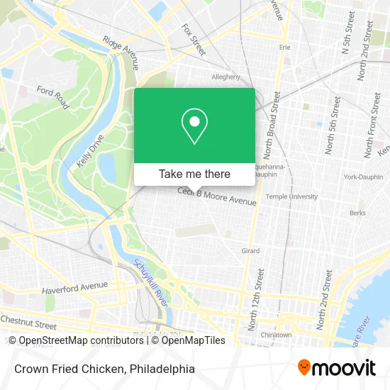 Crown Fried Chicken map