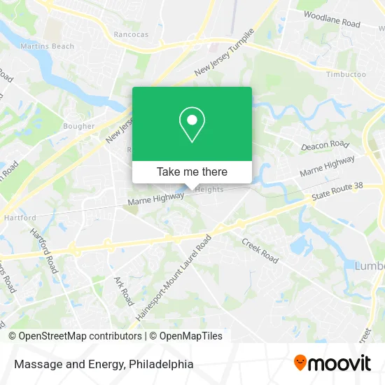 Massage and Energy map