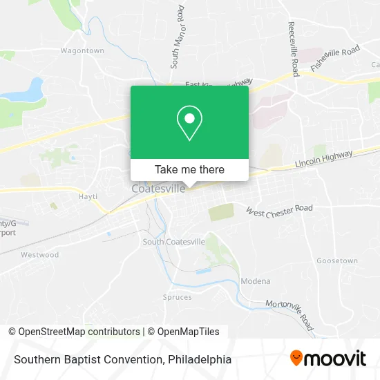 Southern Baptist Convention map