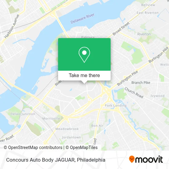 Concours Auto Body JAGUAR map