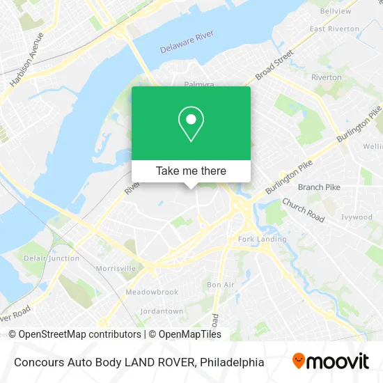 Concours Auto Body LAND ROVER map