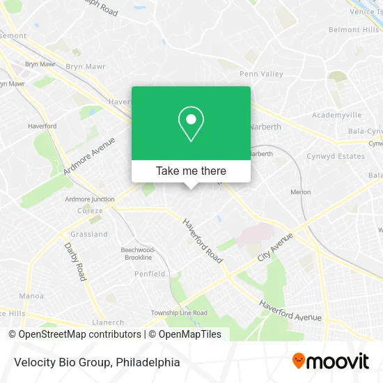 Velocity Bio Group map