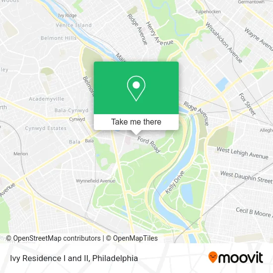 Ivy Residence I and II map