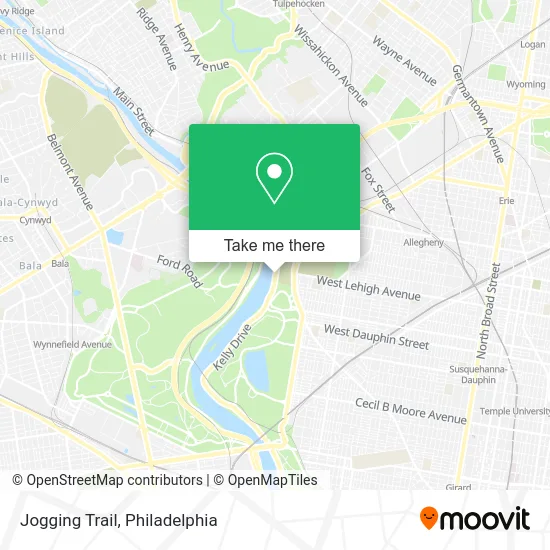 Jogging Trail map