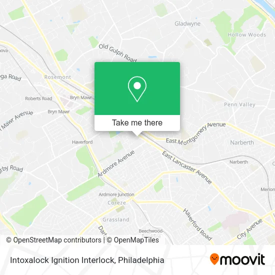 Mapa de Intoxalock Ignition Interlock