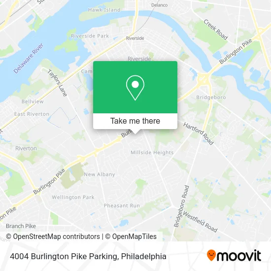 4004 Burlington Pike Parking map