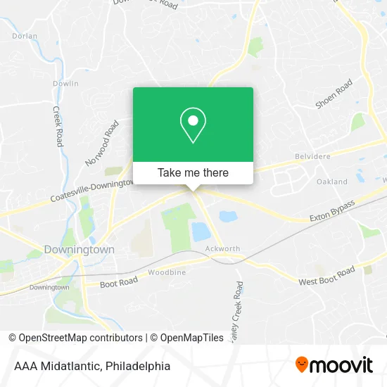 AAA Midatlantic map