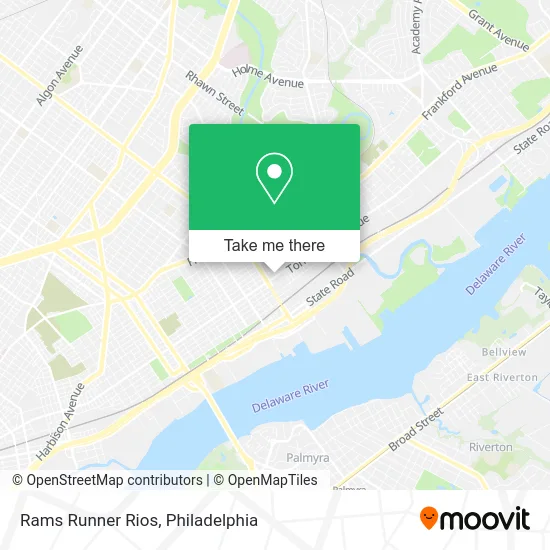 Rams Runner Rios map