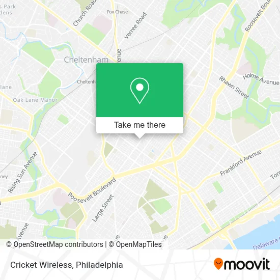 Cricket Wireless map