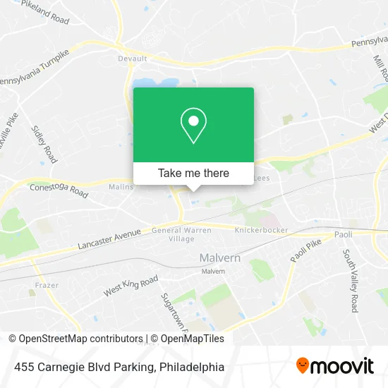 455 Carnegie Blvd Parking map