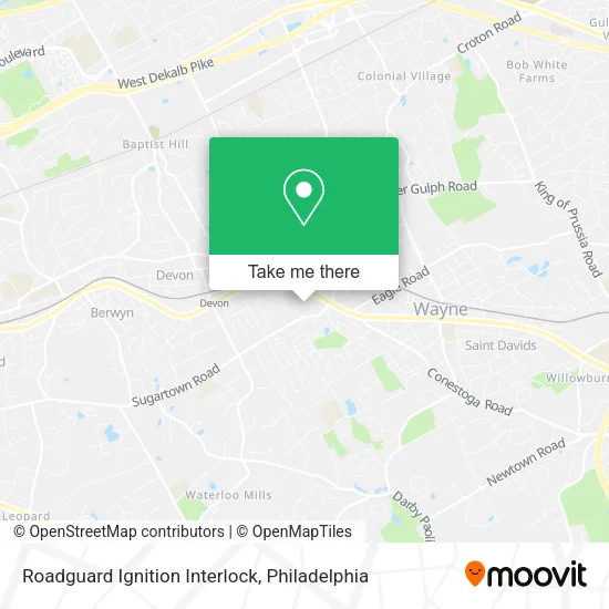 Roadguard Ignition Interlock map
