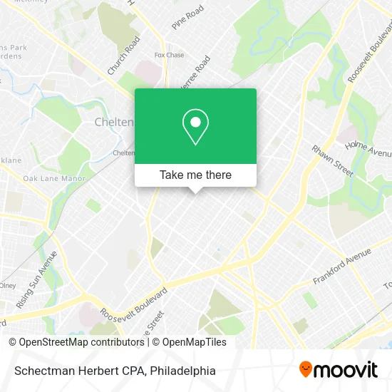 Schectman Herbert CPA map