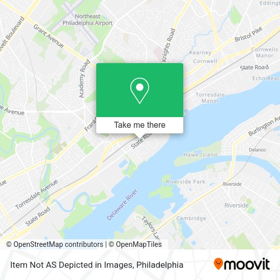 Item Not AS Depicted in Images map