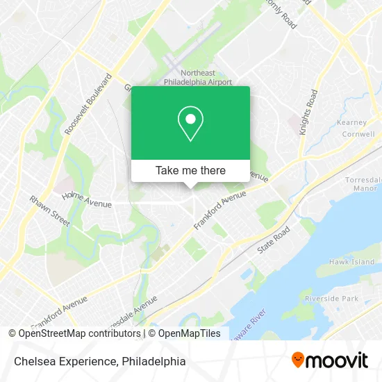 Chelsea Experience map