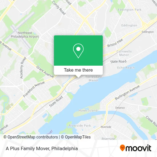 A Plus Family Mover map