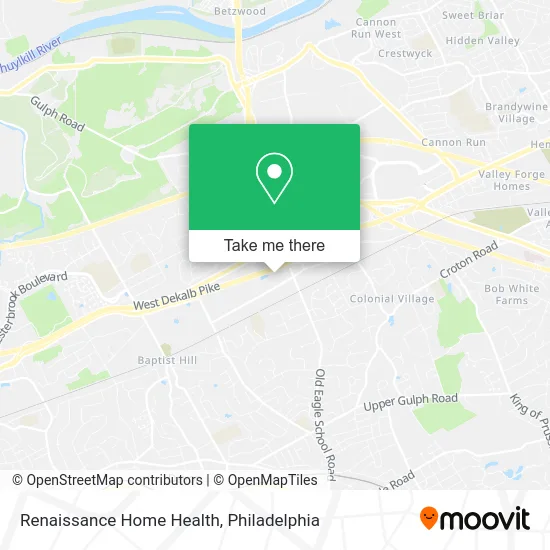 Renaissance Home Health map