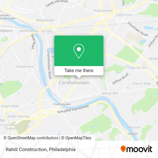 Rahill Construction map