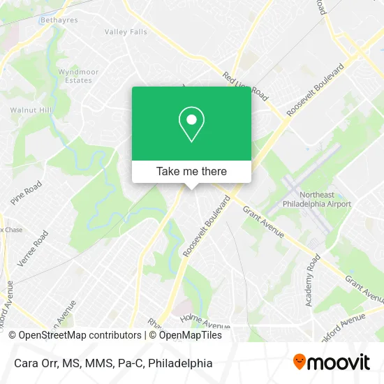 Cara Orr, MS, MMS, Pa-C map