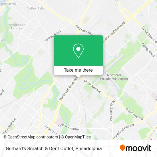 Gerhard's Scratch & Dent Outlet map