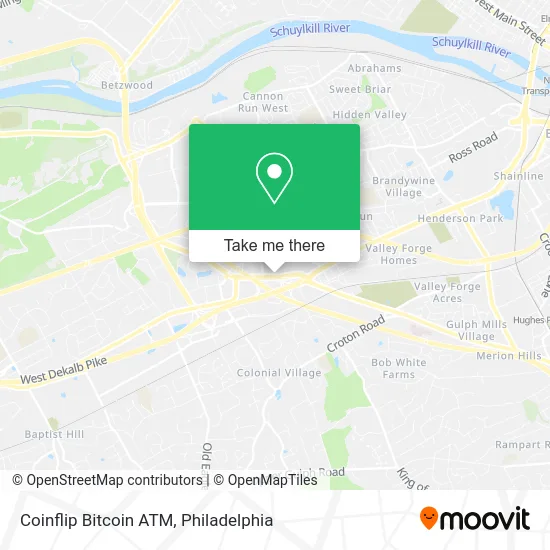 Coinflip Bitcoin ATM map