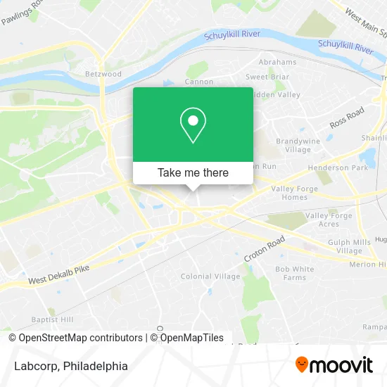 Labcorp map