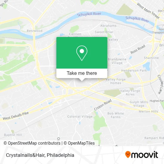 Crystalnails&Hair map