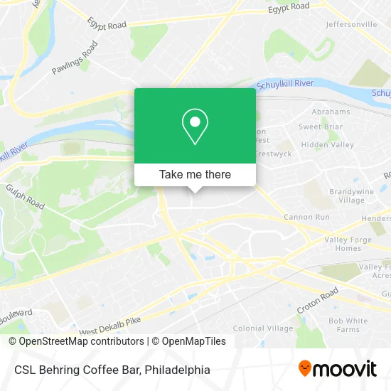 CSL Behring Coffee Bar map