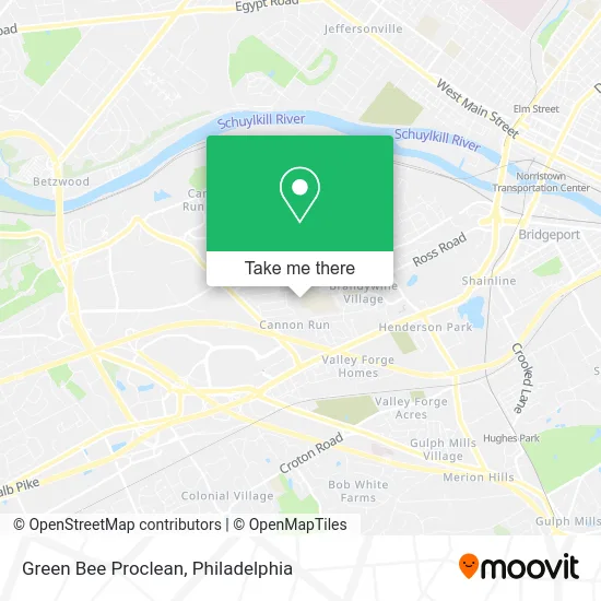 Green Bee Proclean map