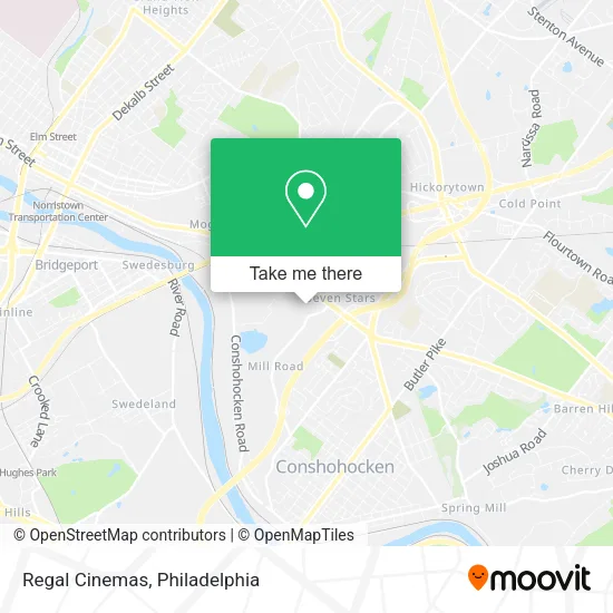 Regal Cinemas map