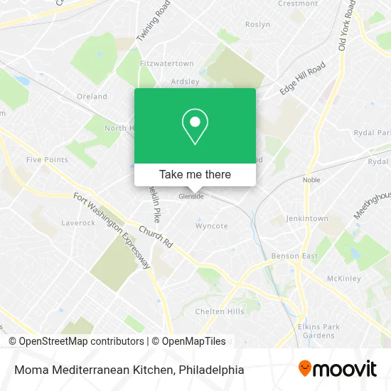 Moma Mediterranean Kitchen map