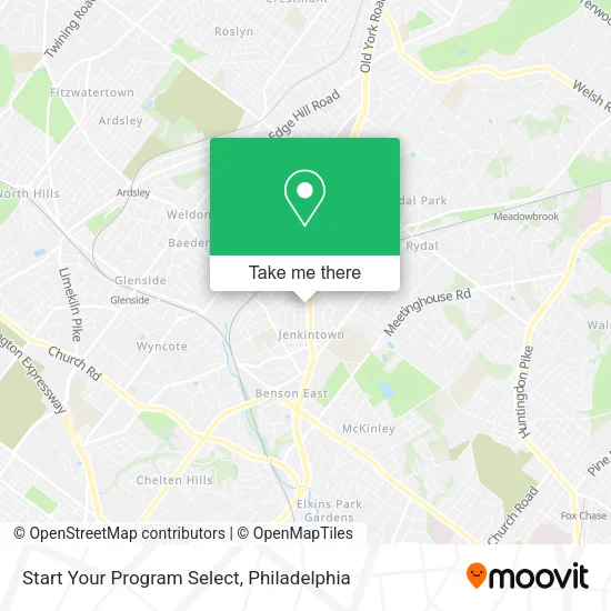 Start Your Program Select map