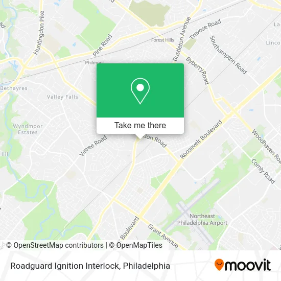 Roadguard Ignition Interlock map
