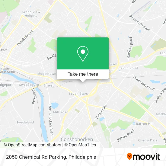 2050 Chemical Rd Parking map