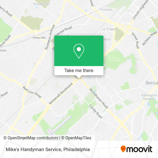 Mike's Handyman Service map