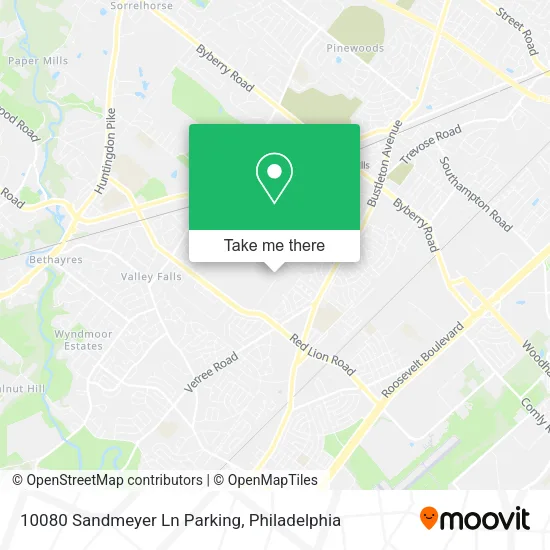 10080 Sandmeyer Ln Parking map