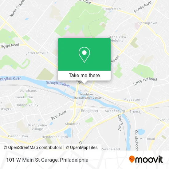 101 W Main St Garage map