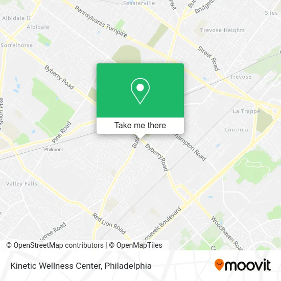 Kinetic Wellness Center map