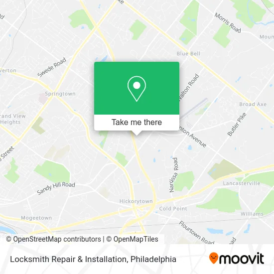 Locksmith Repair & Installation map