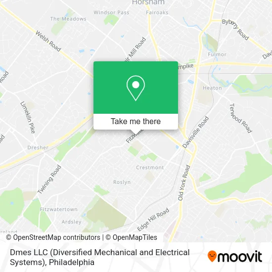 Dmes LLC (Diversified Mechanical and Electrical Systems) map