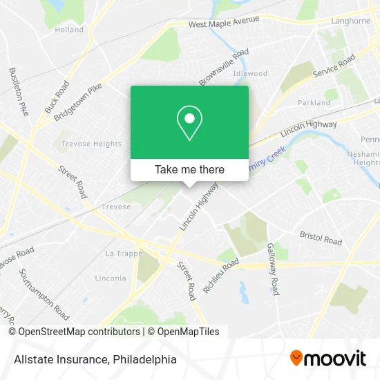 Allstate Insurance map