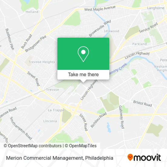 Merion Commercial Management map
